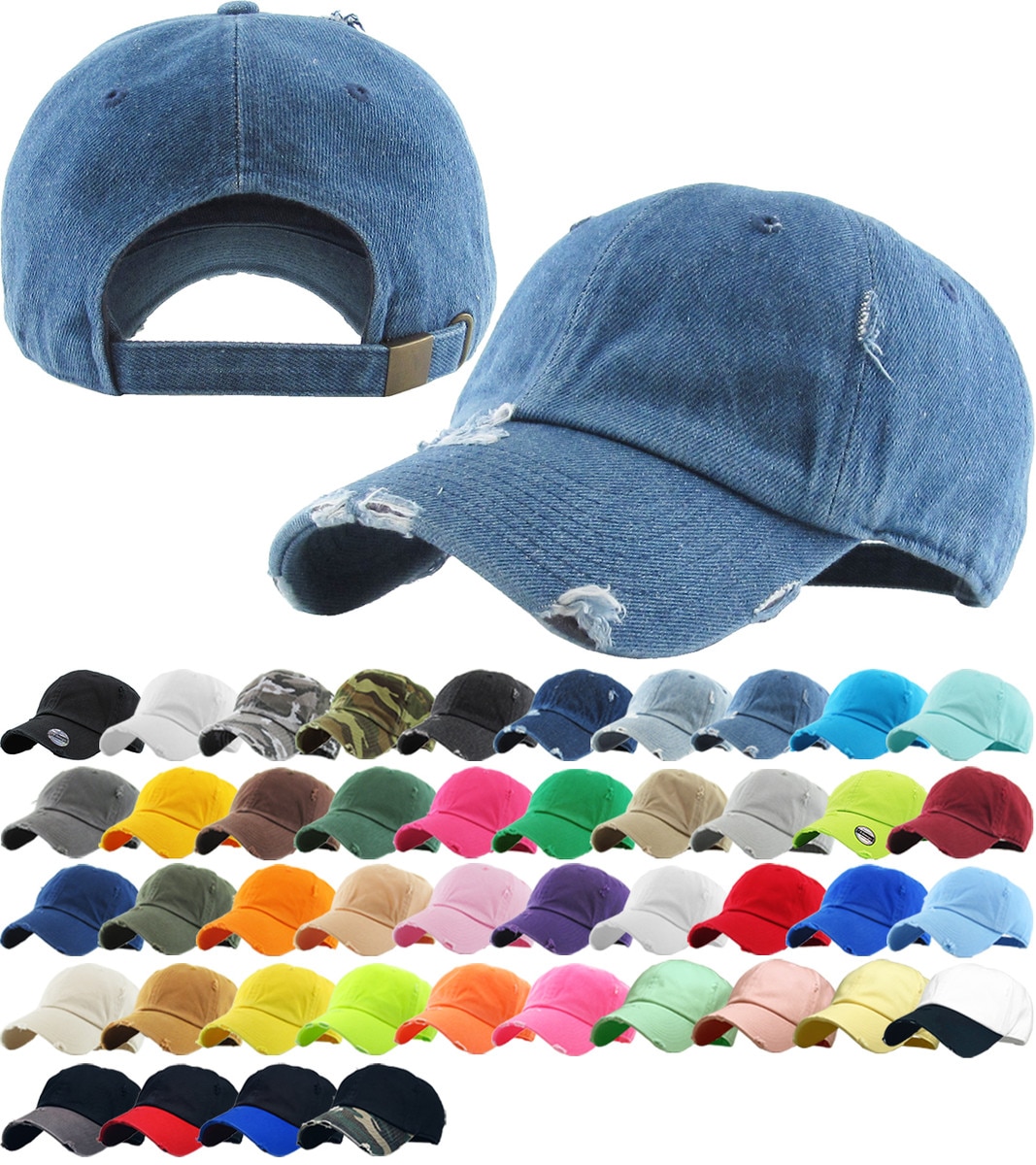 KBETHOS Distressed Vintage Baseball Cap